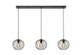 Lampa wisząca potrójna Danza czarny 3xE27 lucide 21428/03/30 | 5411212211552 noxbox lampynox www.lampynox.pl