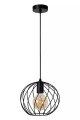Lampa wisząca Danza czarny Ø25 cm. E27 lucide 21428/25/30 | 5411212211514 noxbox lampynox www.lampynox.pl