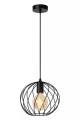 Lampa wisząca Danza czarny Ø25 cm. E27 lucide 21428/25/30 | 5411212211514 noxbox lampynox www.lampynox.pl
