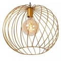 Lampa wisząca Danza matowe złoto | mosiądz Ø40 cm. E27 lucide 21428/40/02 | 5411212211521 noxbox lampynox www.lampynox.pl