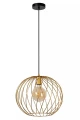 Lampa wisząca Danza matowe złoto | mosiądz Ø40 cm. E27 lucide 21428/40/02 | 5411212211521 noxbox lampynox www.lampynox.pl