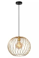 Lampa wisząca Danza matowe złoto | mosiądz Ø40 cm. E27 lucide 21428/40/02 | 5411212211521 noxbox lampynox www.lampynox.pl