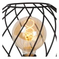 Lampka stołowa Danza czarny Ø25 cm. E27 lucide 21528/25/30 | 5411212211590 noxbox lampynox www.lampynox.pl