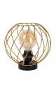 Lampka stołowa Danza matowe złoto | mosiądz Ø25 cm. E27 lucide 21528/25/02 | 5411212211583 noxbox lampynox www.lampynox.pl