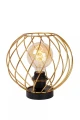 Lampka stołowa Danza matowe złoto | mosiądz Ø25 cm. E27 lucide 21528/25/02 | 5411212211583 noxbox lampynox www.lampynox.pl