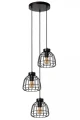 Potrójna lampa wisząca Filox czarny 3xE27 lucide 00429/13/30 | 5411212010940 noxbox lampynox www.lampynox.pl