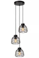 Potrójna lampa wisząca Filox czarny 3xE27 lucide 00429/13/30 | 5411212010940 noxbox lampynox www.lampynox.pl