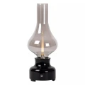 Akumulatorowa ściemnialna lampka stołowa Jason czarny LED 3 step dim. 2W 3000K lucide 74516/02/30 | 5411212741066 noxbox lampynox www.lampynox.pl