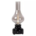 Akumulatorowa ściemnialna lampka stołowa Jason czarny LED 3 step dim. 2W 3000K lucide 74516/02/30 | 5411212741066 noxbox lampynox www.lampynox.pl