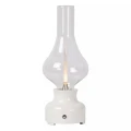 Akumulatorowa ściemnialna lampka stołowa Jason biały LED 3 step dim. 2W 3000K lucide 74516/02/31 | 5411212741073 noxbox lampynox www.lampynox.pl