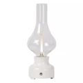 Akumulatorowa ściemnialna lampka stołowa Jason biały LED 3 step dim. 2W 3000K lucide 74516/02/31 | 5411212741073 noxbox lampynox www.lampynox.pl