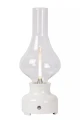 Akumulatorowa ściemnialna lampka stołowa Jason biały LED 3 step dim. 2W 3000K lucide 74516/02/31 | 5411212741073 noxbox lampynox www.lampynox.pl