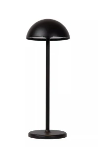 Joy czarny Ø12cm. LED Dim. 1,5W 3000K IP54 Akumulatorowa ściemnialna lampka zewnętrzna stołowa