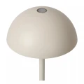 Akumulatorowa ściemnialna lampka zewnętrzna stołowa Joy biały Ø12cm. LED Dim. 1,5W 3000K IP54 lucide 15500/02/31 | 5411212151957 noxbox lampynox www.lampynox.pl