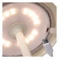 Akumulatorowa ściemnialna lampka zewnętrzna stołowa Joy biały Ø12cm. LED Dim. 1,5W 3000K IP54 lucide 15500/02/31 | 5411212151957 noxbox lampynox www.lampynox.pl