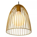 Lampa wisząca Macarons żółty ochra Ø 24,5cm. E27 lucide 74417/01/44 | 5411212741127 noxbox lampynox www.lampynox.pl