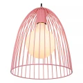 Lampa wisząca Macarons różowy Ø 24,5cm. E27 lucide 74417/01/66 | 5411212741134 noxbox lampynox www.lampynox.pl