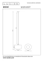 Lampa wisząca Medine biały Ø 25cm. E27 lucide 46413/01/61 | 5411212460974 noxbox lampynox www.lampynox.pl