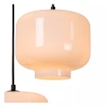 Potrójna lampa wisząca Medine czarny | biały Ø 46cm. 3xE27 lucide 46413/13/61 | 5411212460981 noxbox lampynox www.lampynox.pl