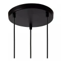 Potrójna lampa wisząca Medine czarny | biały Ø 46cm. 3xE27 lucide 46413/13/61 | 5411212460981 noxbox lampynox www.lampynox.pl