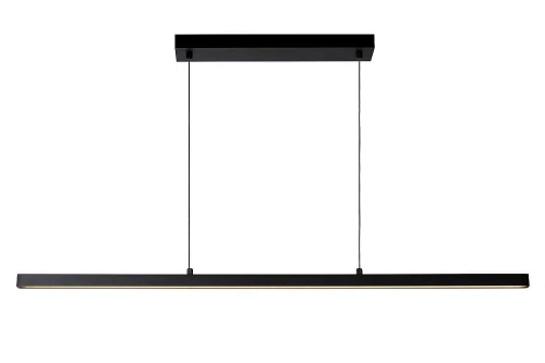Lampa wisząca ściemnialna Sigma czarny szer. 148cm. LED Dim. 38W 2700K CRI>90 lucide 23463/36/30 | 5411212234322 noxbox lampynox www.lampynox.pl