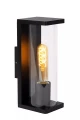 Kinkiet zewnętrzny Sligo czarny wys. 28cm. E27 IP65 lucide 15807/01/30 | 5411212152008 noxbox lampynox www.lampynox.pl