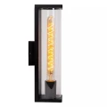 Kinkiet zewnętrzny Sligo czarny wys. 39cm. E27 IP65 lucide 15808/01/30 | 5411212152015 noxbox lampynox www.lampynox.pl