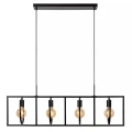 Lampa wisząca Suus czarny 4xE27 lucide 00427/04/30 | 5411212010872 noxbox lampynox www.lampynox.pl