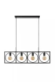 Lampa wisząca Suus czarny 4xE27 lucide 00427/04/30 | 5411212010872 noxbox lampynox www.lampynox.pl