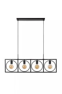 Suus czarny 4xE27 Lampa wisząca
