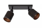 Tagalog czarny drewno 2xE27 Spot