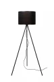 Lampa podłogowa trójnóg Tagalog czarny drewno Ø 55cm. E27 lucide 21729/81/30 | 5411212211651 noxbox lampynox www.lampynox.pl