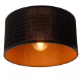 Lampa sufitowa Tagalog czarny drewno Ø 40cm. E27 lucide 21129/40/30 | 5411212211606 noxbox lampynox www.lampynox.pl
