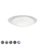 FRODO Biała LED 8,5W  2700- 5500K ściemnialna  z gwieździstym efektem świecenia  sterowana pilotem Lampa sufitowa 
