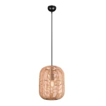 RUNA Czarny Mat / Brązowy Ø350  E27  Lampa wisząca 
