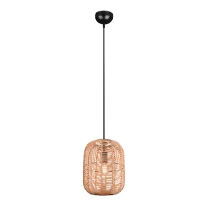 RUNA Czarny Mat / Brązowy Ø250  E27  Lampa wisząca 