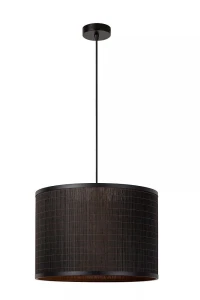 Tagalog czarny drewno Ø 40cm. E27 Lampa wisząca
