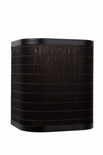 Kinkiet ścienny Tagalog czarny drewno E27 lucide 21229/18/30 | 5411212211613 noxbox lampynox www.lampynox.pl