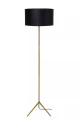 Lampa podłogowa stojąca Tondo matowe złoto | mosiądz | czarny Ø 38cm. E27 lucide 45790/81/02 | 5411212452375 noxbox lampynox www.lampynox.pl