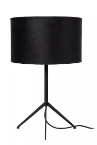 Tondo czarny Ø 30cm. E27 Lampka stołowa