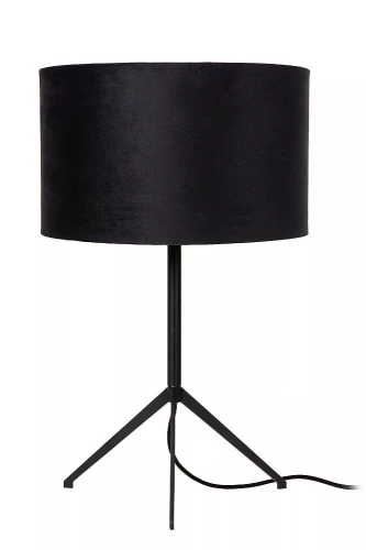Lampka stołowa Tondo czarny Ø 30cm. E27 lucide 45590/81/30 | 5411212452368 noxbox lampynox www.lampynox.pl