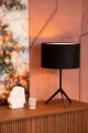 Lampka stołowa Tondo czarny Ø 30cm. E27 lucide 45590/81/30 | 5411212452368 noxbox lampynox www.lampynox.pl