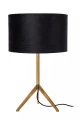 Lampka stołowa Tondo matowe złoto | mosiądz | czarny Ø 30cm. E27 lucide 45590/81/02 | 5411212452351 noxbox lampynox www.lampynox.pl