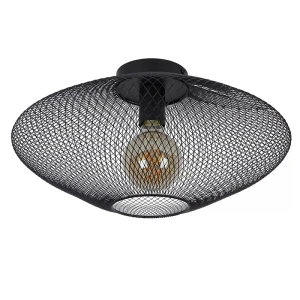 MESH Czarna  Ø 45 cm  E27 Lampa sufitowa 