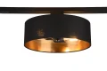 Plafon czarny | złoty Ø 30cm. 2xE27 do systemu szyn 2-fazowych DUOLINE trio 76820280 | 4017807505832 noxbox lampynox www.lampynox.pl