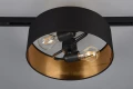 Plafon czarny | złoty Ø 30cm. 2xE27 do systemu szyn 2-fazowych DUOLINE trio 76820280 | 4017807505832 noxbox lampynox www.lampynox.pl