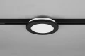 Plafon ściemnialny Camillus czarny mat Ø 17cm. LED Dim. 9W 3000K do systemu szyn 2-fazowych DUOLINE trio 76921032 | 4017807505979 noxbox lampynox www.lampynox.pl