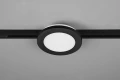 Plafon ściemnialny Camillus czarny mat Ø 17cm. LED Dim. 9W 3000K do systemu szyn 2-fazowych DUOLINE trio 76921032 | 4017807505979 noxbox lampynox www.lampynox.pl