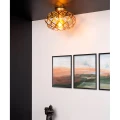 Lampa sufitowa WOLFRAM Matowe złoto | Mosiądz śr. 30cm. E27 Lucide 21117/30/02 | 5411212211293