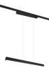 Lampa wisząca ściemnialna Paros czarny mat LED Dim. 29W 3000K do systemu szyn 2-fazowych DUOLINE trio 73043132 | 4017807505948 noxbox lampynox www.lampynox.pl